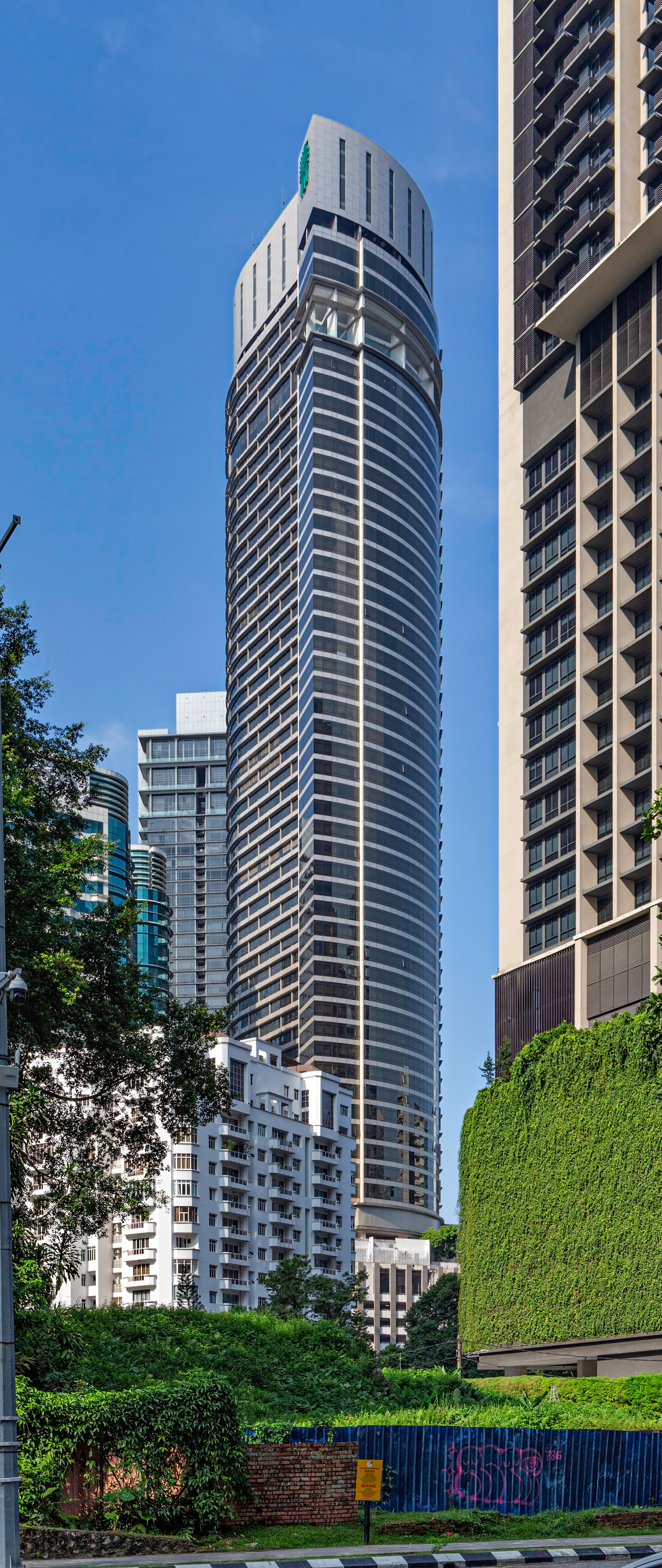 Banyan Tree Signatures, Kuala Lumpur - View from the northeast. © Mathias Beinling
